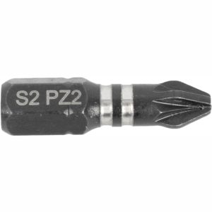 Tork Craft Impact Pozi.2 X 25Mm Insert Bit Bulk Pz2
