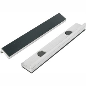 Tork Craft Vice Jaws Magnetic Alum. 200Mm X 32Mm 2Pc Rubber Face