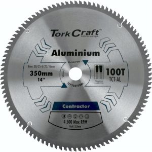 Tork Craft Blade Contractor Alum 350 X 100T Tcg Neg Circular Saw Tct