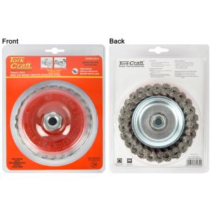 Tork Craft Wire Cup Brush 125 X M14 Knotted Stainless Steel Tcw