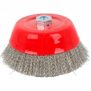 Tork Craft Wire Cup Brush 150 X M14 Crimped Stainless Steel Bulk Tcw