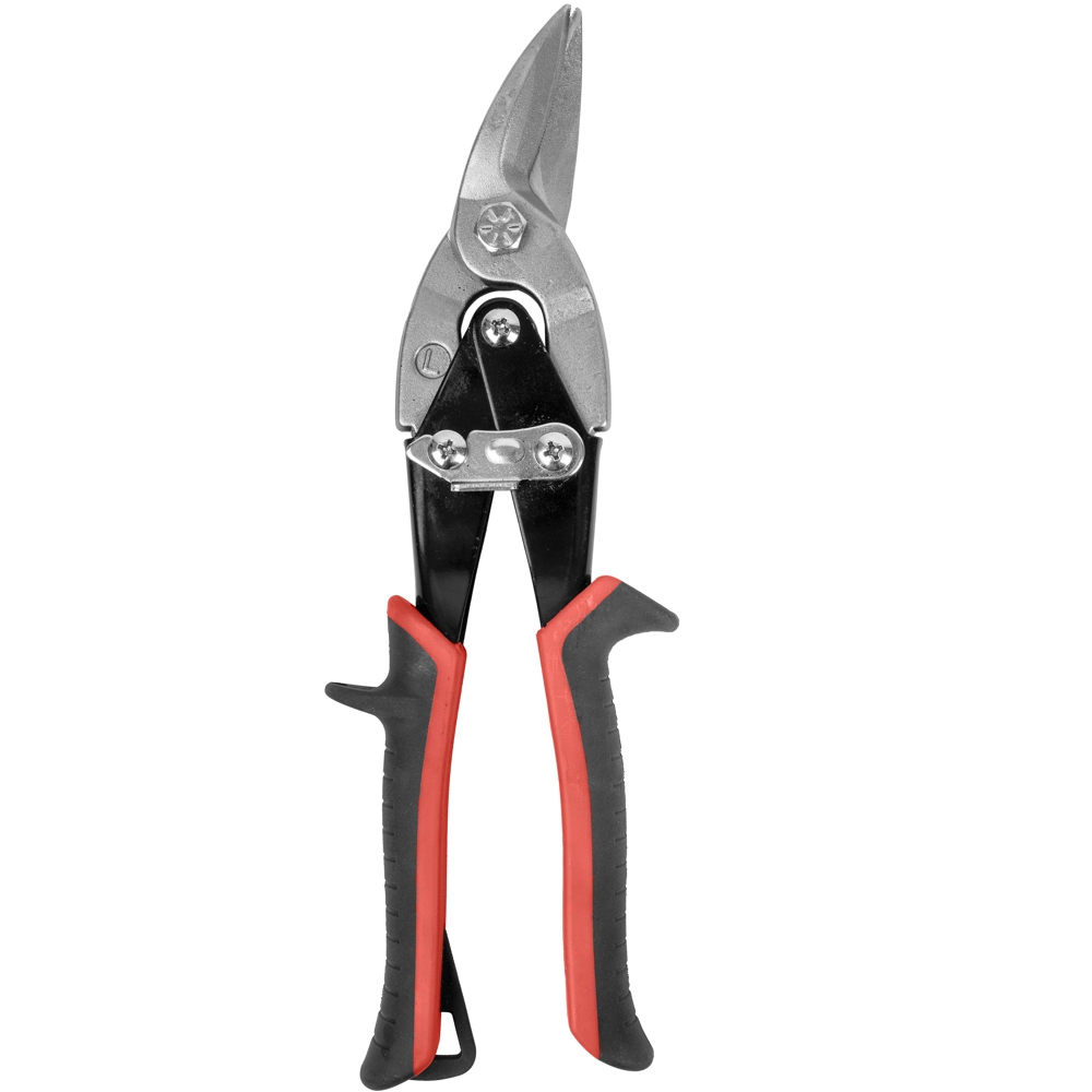Tork Craft Tin Snip 260Mm Left & Straight Cut Red