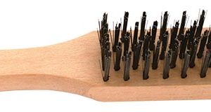 Tork Craft Wire Hand Scratch Brush Wood Handle