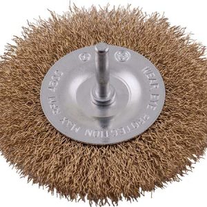 Tork Craft Wire Wheel Brush 100Mm X 6Mm Shaft Blister