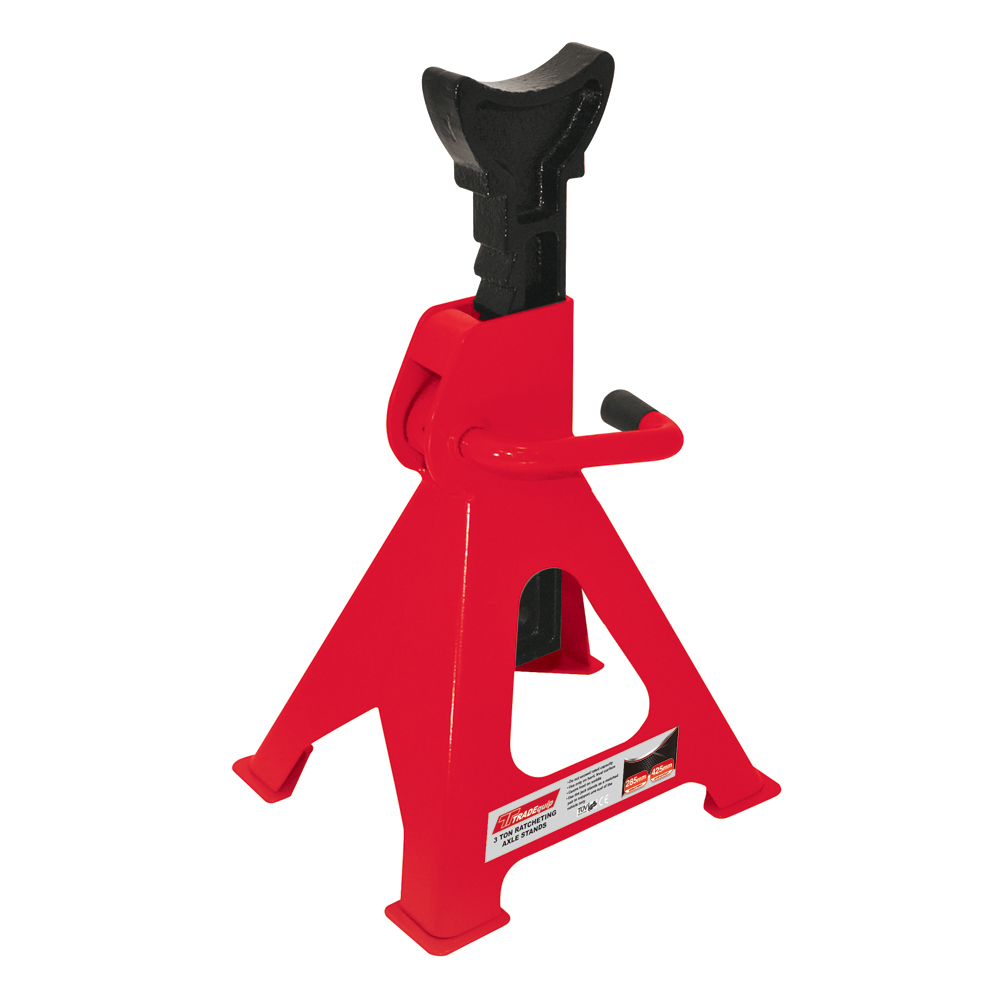 Trade Ratcheting Axle Stands 6 Ton