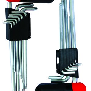 Tork Craft 9Pc Allen Key Set Interc. Handle Ball Point Nt2125 C/W Torx Nt2126