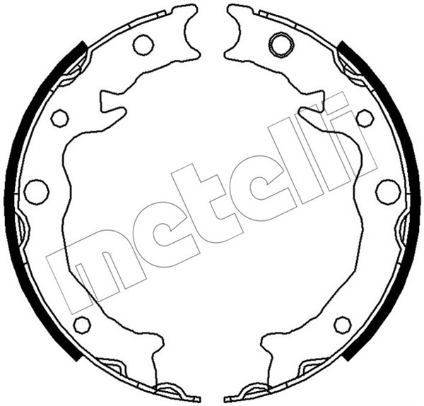 Subaru brake shoes-hand/parking brake 170X35