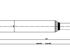 Alfa shock absorber-gas-rear L or R