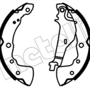 Nissan brake shoe set - rear 203x32