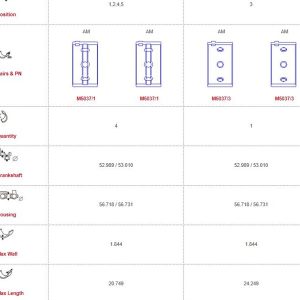 Alfa Main bearings-unflanged