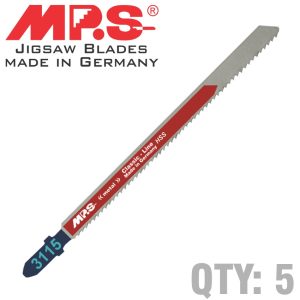 Mps Jigsaw Blade Metal Long T-Sh.13Tpi T318B