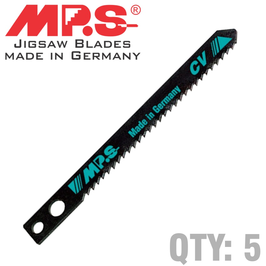 Mps Jigsaw Blade Wood Makita Shank 80Mm 12Tpi 5Pk