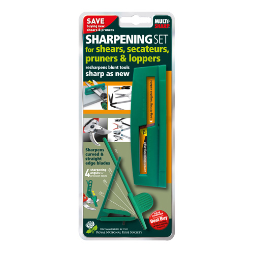 Multi-Sharp Garden Tool Sharpening Kit 2Pc Shear & Scateur