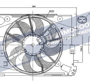 Renault Radiator fan-electric