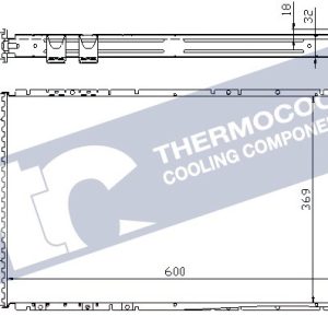 Opel radiator-cooling-aluminium 600x369x32