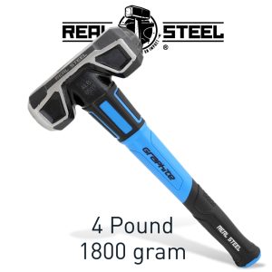 Real Steel Hammer Sledge/Cross Strike 1.8Kg 4Lb Graph. Handle Real Steel