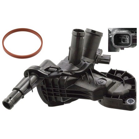 Renault Thermostat with housing - 2 PIN
