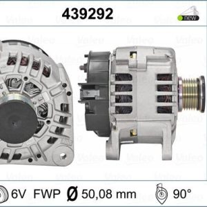 Renault Alternator 50mm 6pk 2 pin
