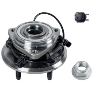 Jeep wheel hub+bearing+wire - front 162mm FLANGE ABS