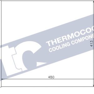 Renault radiator-cooling-aluminium 480x413x16