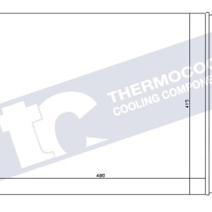 Renault radiator-cooling-aluminium 480x415x23