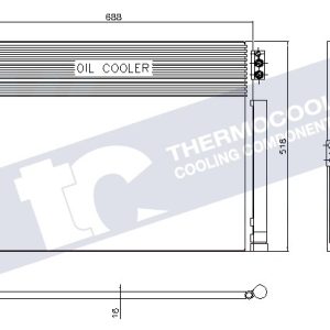 Jeep aircon condensor - 688x518