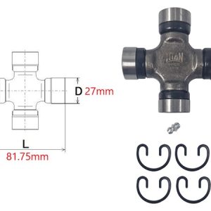 Jeep universal joint 81.75x27mm front
