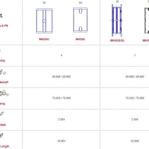 Land Rover main bearings-flanged-XHD 000