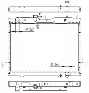 GWM/Haval radiator-cooling-aluminium 588x410x26