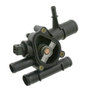 Opel thermostat with housing