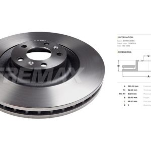 Audi brake disc front - vented 360x34/59.5