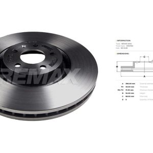 Audi brake disc front - vented 356x34/52.1