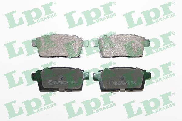 Mazda brake pad set - rear 110.6x45.8x17.5