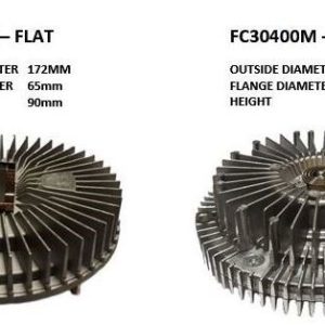 Mazda fan clutch - FLAT TOP 172mm DIAMETER