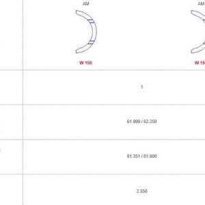 Mazda thrust washer set 000
