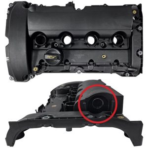 Mini valve cover-inbuilt PCV valve, PLASTIC CLOSED HOUSING