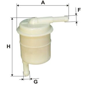 Mazda filter - fuel - in-line 7x69x90