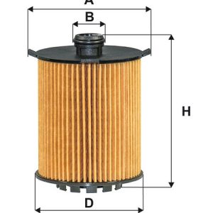 Volvo filter - oil - paper element 73x82.5x105