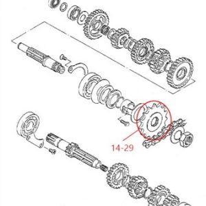 Suzuki drive sprocket - front 15 TEETH