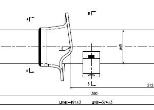 Kia Gold shock absorber-gas-front left