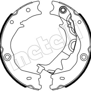 Kia brake shoes-hand/parking brake 210X40