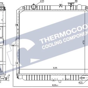 Kia radiator-cooling-aluminium 535x470x26 -2002